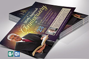Starlight Pastor Anniversary Flyer, a Flyer Template by Four C Graphic (Thumbnail 1 of 9)