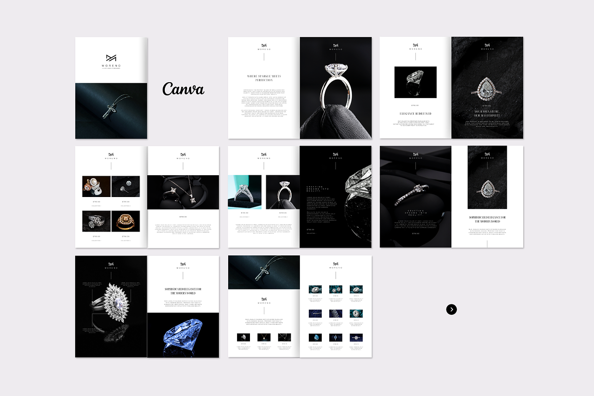 Luxury Jewelry Brochure, a Brochure Template by Ahsanjaya (Photo 5 of 7)