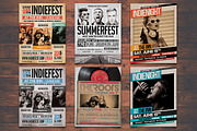 12 Indie Flyers Bundle + FB Covers, a Flyer Template by Graphicdome (Thumbnail 3 of 5)