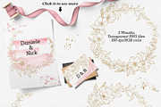 Gold Floral Graphic Collection, an Illustration by Elly Studio (Thumbnail 8 of 14)