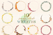 Dried flowers & wreaths, watercolor, an Illustration by Lore_V (Thumbnail 2 of 11)