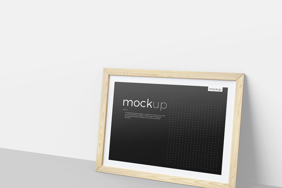 Framed Picture Mockup, a Print Template by KIPET (Photo 13 of 14)