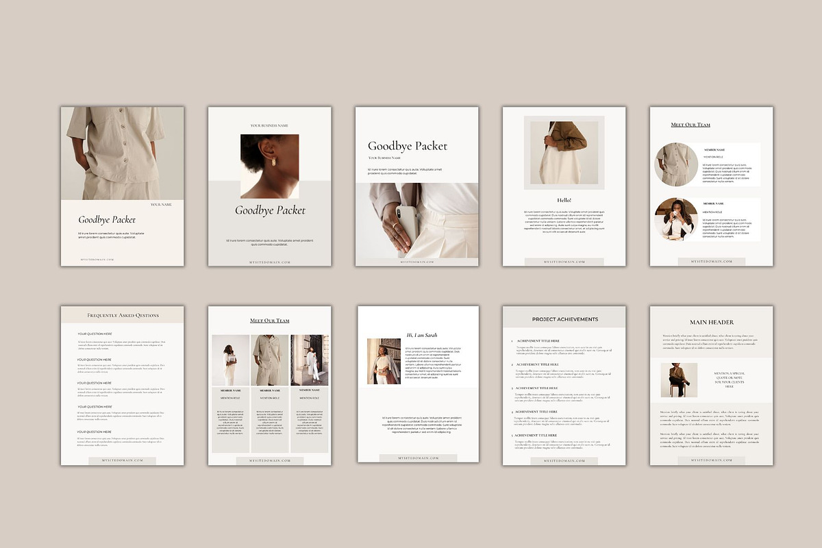 Client Services Experience Bundle, a Brochure Template by Deepa Template Studio (Photo 17 of 20)