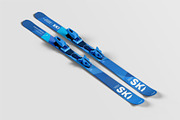 Skis Mockup, a Product Mockup by Se٧enStudio (Thumbnail 1 of 12)