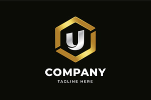 Letter U Luxury Logo