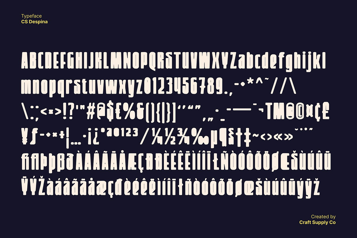 CS Despina Drawn, a Sans Serif Font by Craft Supply Co. (Photo 8 of 8)