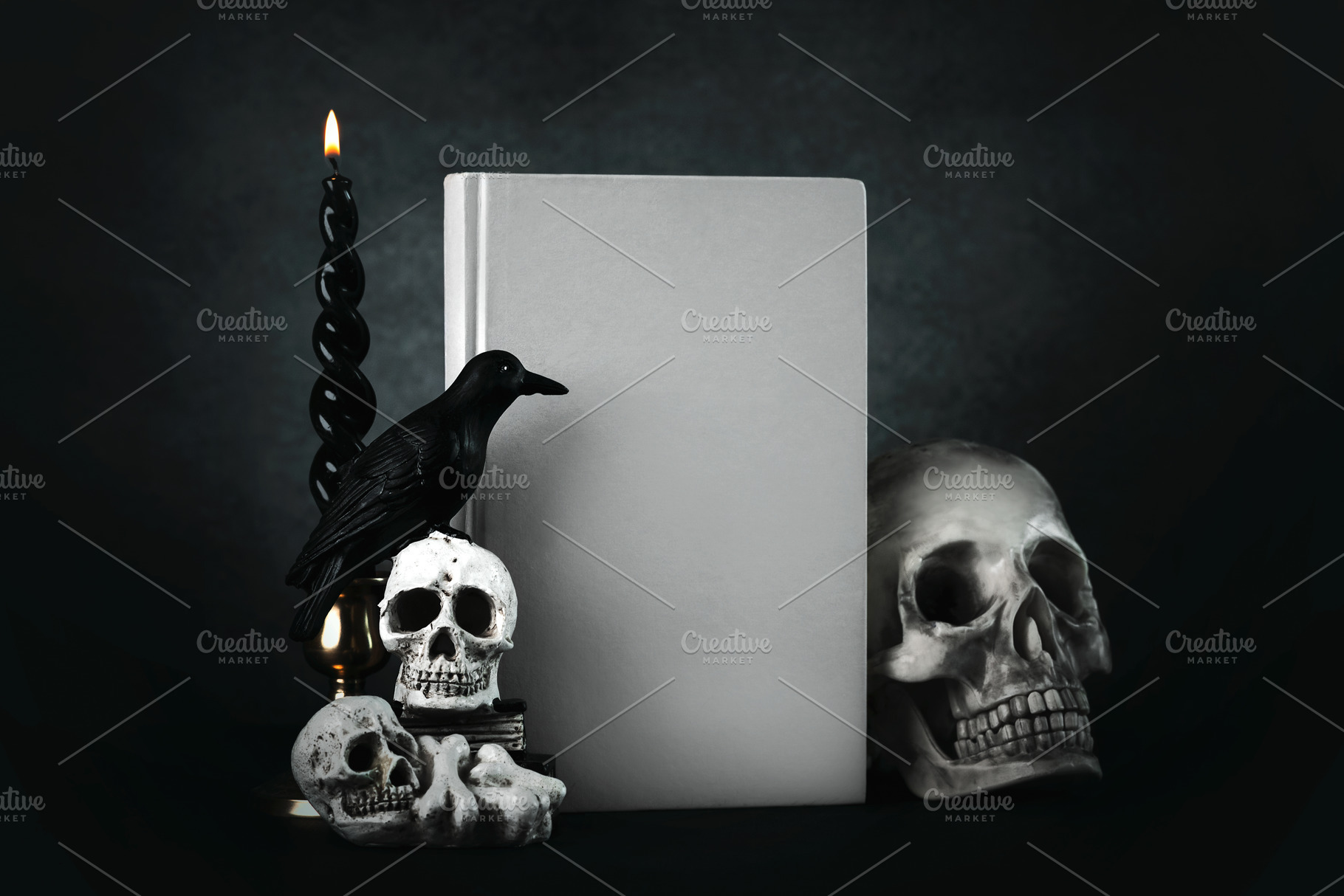 Halloween books concept background, a Holiday Photo by esthermm