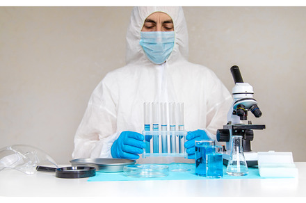 Water research in the laboratory, a Technology Photo by yanadjana
