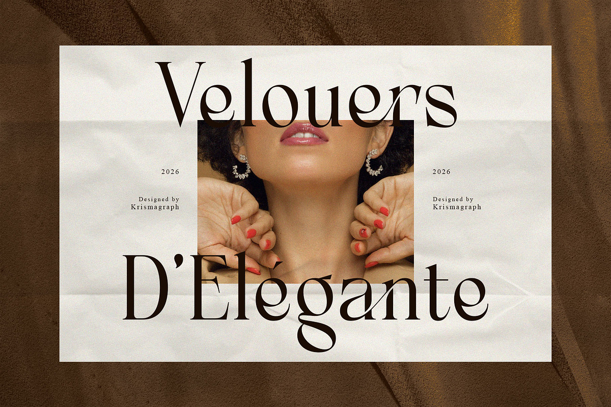 Frenchy – Elegant Ligature Serif, a Serif Font by Krismagraph (Photo 4 of 10)