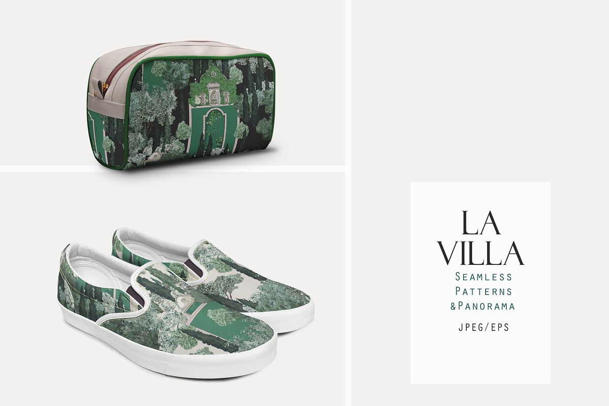 La Villa. Patterns and Panorama, a Pattern Graphic by Irina Dolgikh (Photo 13 of 14)