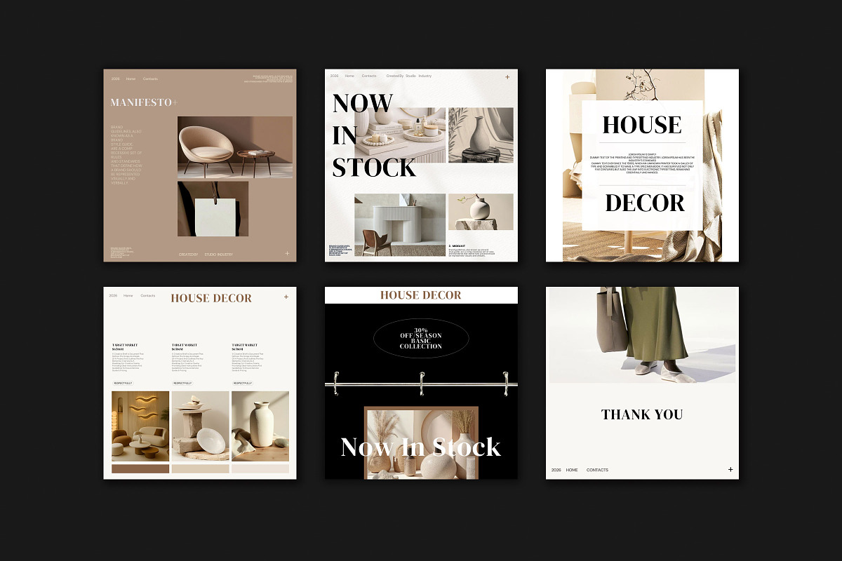 CASA / Interior Instagram Template, a Social Media Template by Studio Industry (Photo 6 of 11)