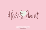 Heart's Grant | Monoline Font, a Handwritten Font by Jackgridden (Thumbnail 2 of 7)