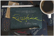 Reissfeder: Handwritten Typeface, a Handwritten Font by Eldar Zakirov's (Thumbnail 28 of 29)