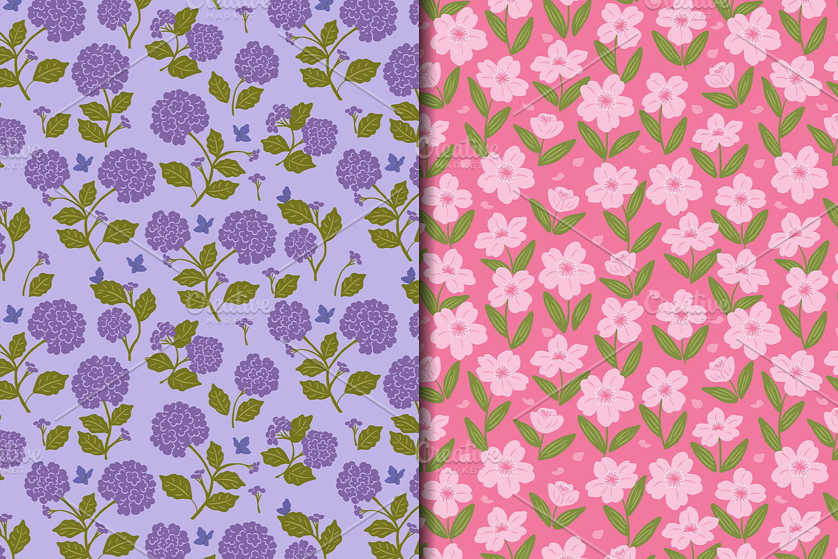 Seasonal Botanical Seamless Pattern, a Pattern Graphic by CreativeChristiana (Photo 6 of 9)