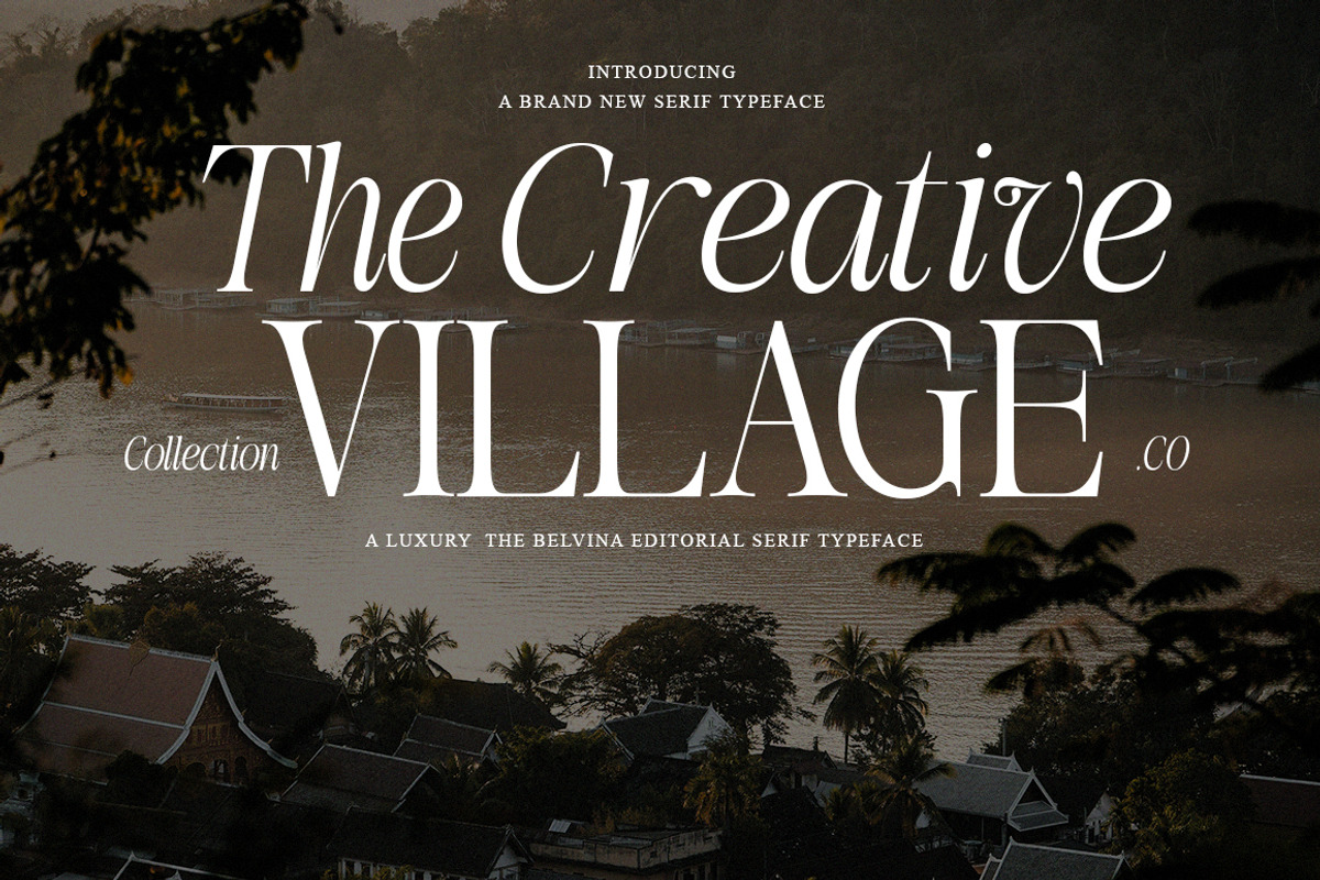 The Belvina Editorial 13 Font Style, a Serif Font by IM Studio (Photo 6 of 14)
