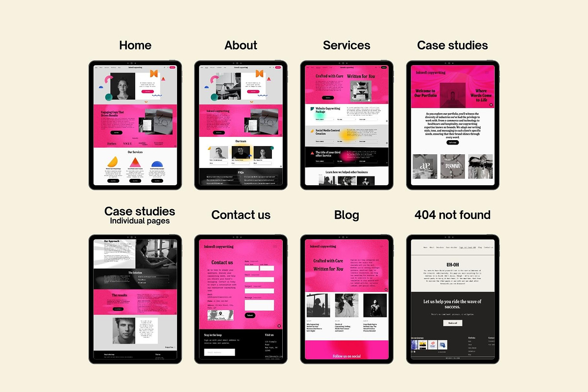 Squarespace website template, a Squarespace Template by Ciel Lumiere (Photo 8 of 11)
