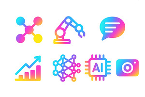 Modern technology icons representing, a Technology Illustration by ZinetroN
