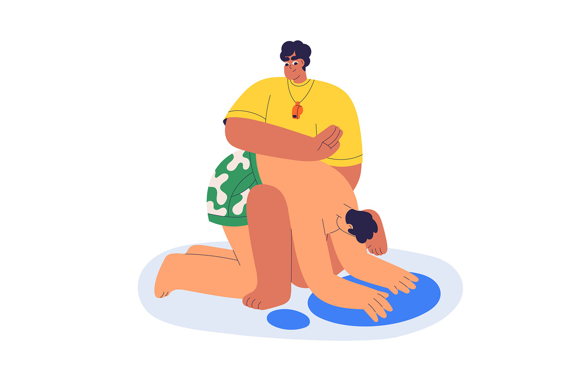 First aid, emergency concepts set, a Healthcare Illustration by Good Studio (Photo 14 of 15)