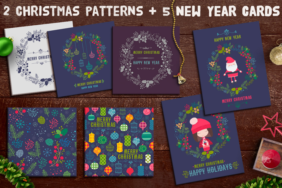 65  Seamless Christmas Patterns, a Pattern Graphic by SwetTS (Photo 6 of 7)