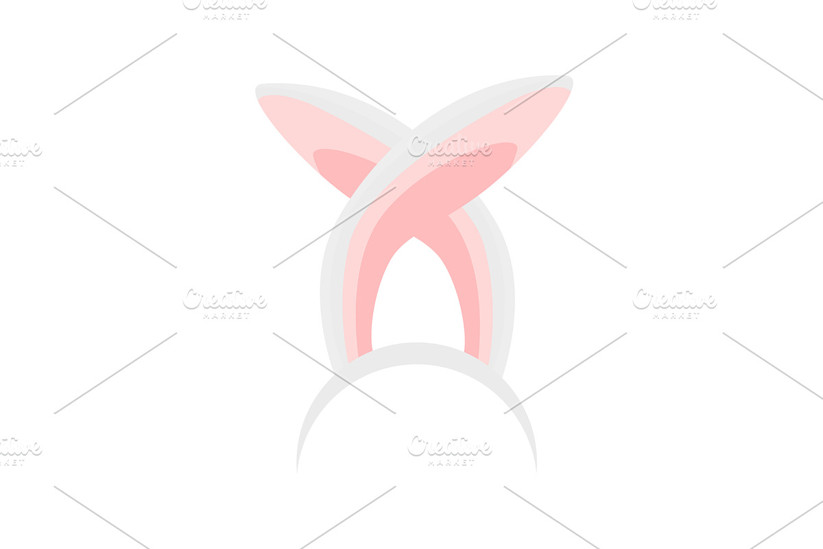 Rabbit ears realistic vector, an Object Illustration by the8monkey