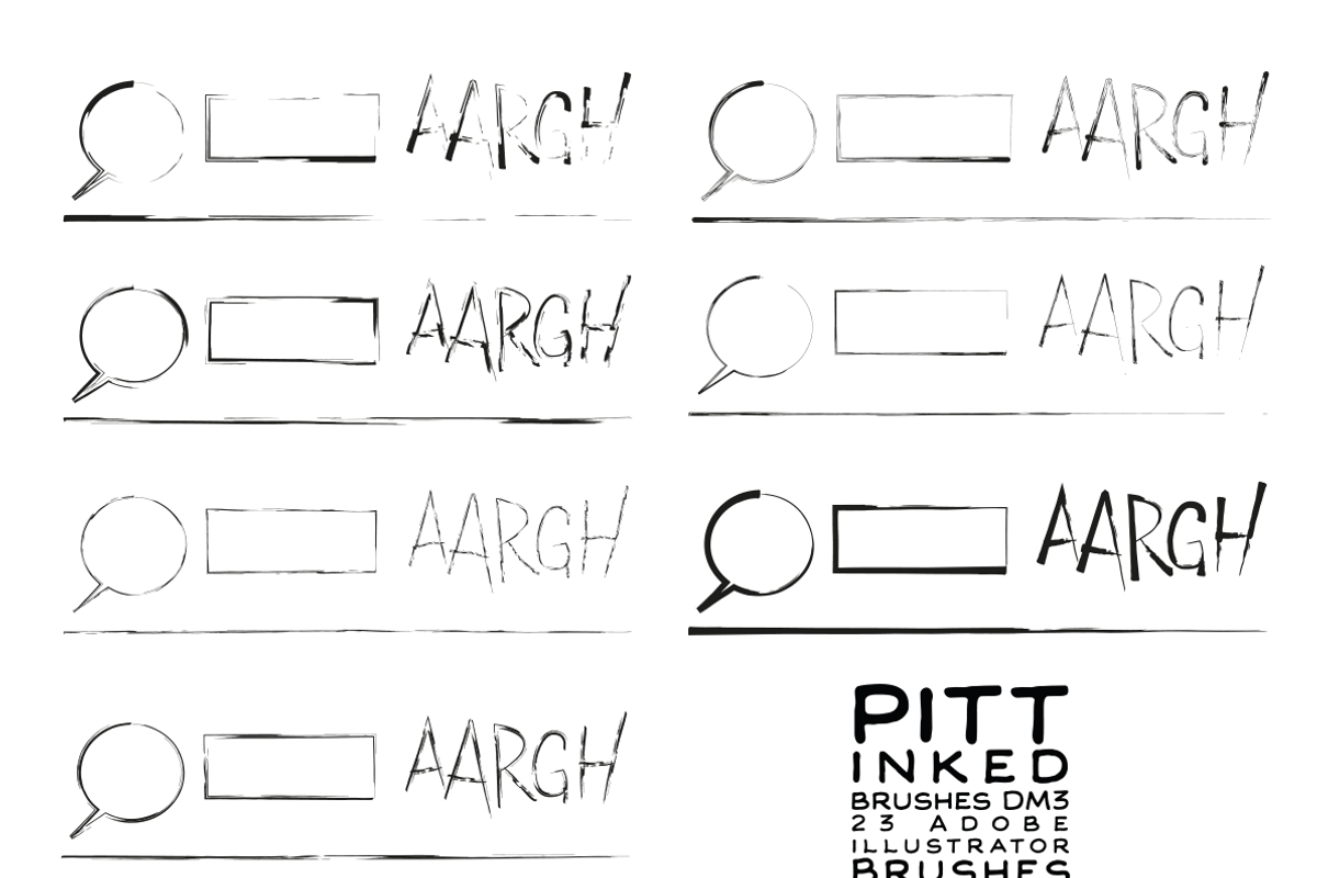 Pitt Inked Brushes DM3, a Brush Add-On by Pitt's Hand (Photo 6 of 6)