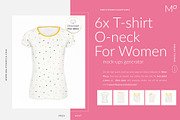 6x Women T-shirt Ghost Mock-ups Set, a Books & Magazine Mockup by Apparel_Mockups (Thumbnail 5 of 23)