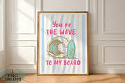 Surfboard Summer Pun Hand Drawn PNG, an Illustration by Daily.Designs (Thumbnail 3 of 3)