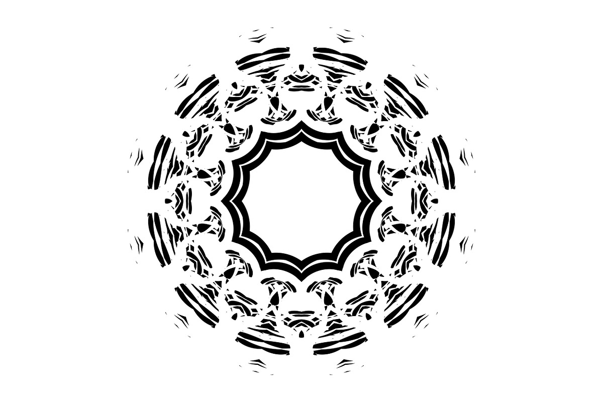 Artistic Mandala Vector Collection, a Decorative Illustration by NJ Himel (Photo 35 of 101)