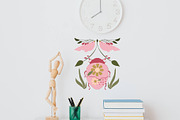 Stencil SVG Beetle and Birds Cricut, a Shape Add-On by Kimbella Buckman Designs (Thumbnail 1 of 3)