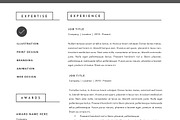 3 Page Resume Template | INDD + DOCX, a Resume Template by Basic Creations (Thumbnail 5 of 5)