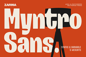 Myntro Sans – Bold Condensed Display
