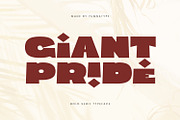 Giant Pride, a Serif Font by yumnatype (Thumbnail 1 of 10)