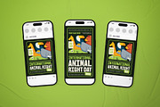 International Animal Right Flyer Set, a Flyer Template by The Good Store (Thumbnail 2 of 2)