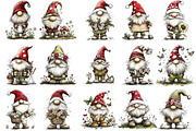 Whimsical Spring Gnome Clipart, an Illustration by OK Design (Thumbnail 3 of 6)