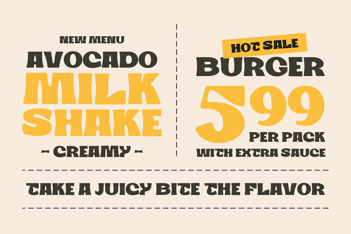 LEMON CAKE - Food Font, a Handwritten Font by Umitype (Photo 7 of 8)