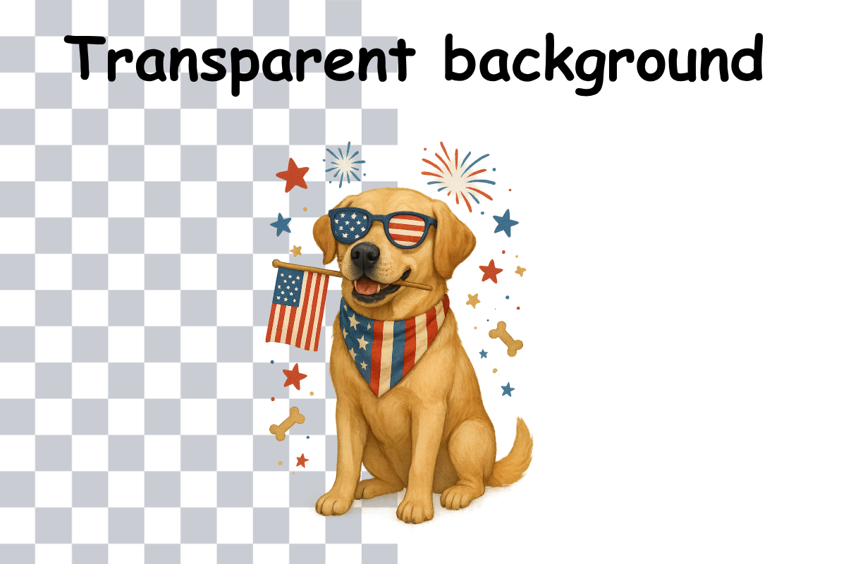 Patriotic Pup PNG – Sublimation, a Seasonal Illustration by Smillyy Threads (Photo 2 of 6)