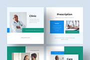 Medical Clinic Instagram Templates, a Social Media Template by Filip Studio (Thumbnail 2 of 2)