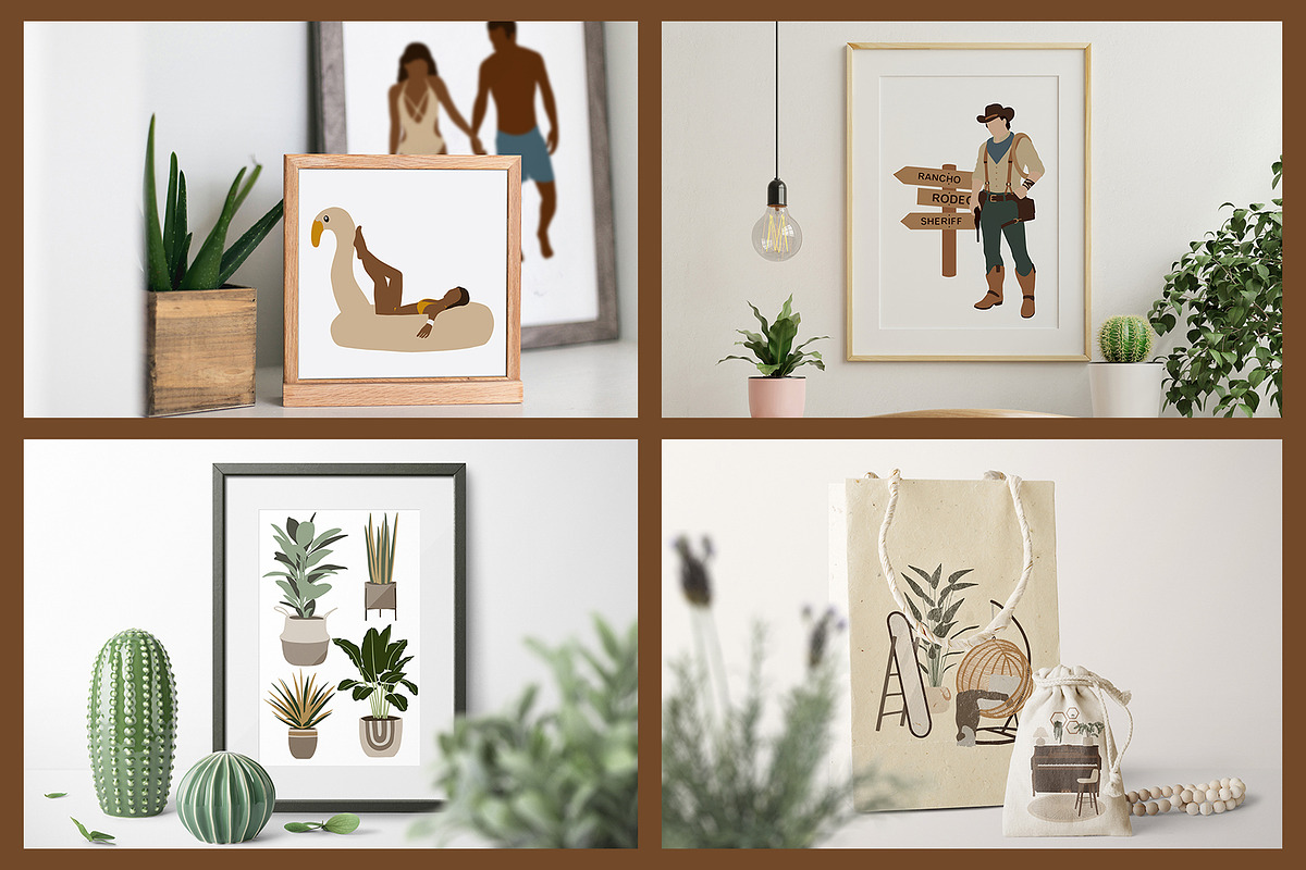 650+ ABSTRACT PEOPLE & ELEMENTS, a Person Illustration by ApetekMarket (Photo 5 of 7)