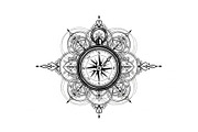 Ornamental Compass Rose SVG Bundle, an Illustration by Gaye Art (Thumbnail 19 of 31)