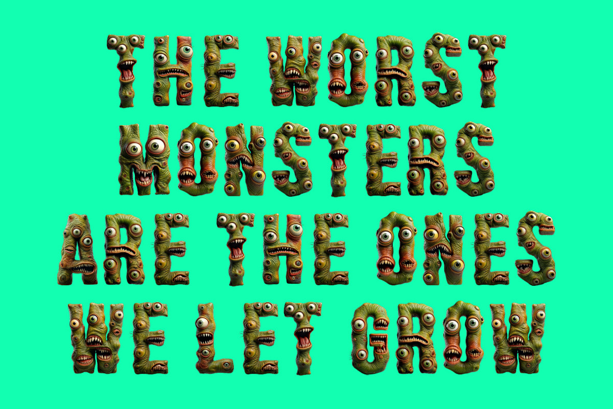 Ugly Monster Font, a Sans Serif Font by Handmadefont (Photo 5 of 10)