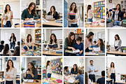 School Teacher Stock Photo Bundle, a Person Photo by Selenique Studio (Thumbnail 7 of 8)