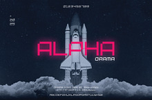Alpha Orama - Futuristic Pixel Font
