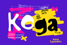 Koga - Quirky Display Font