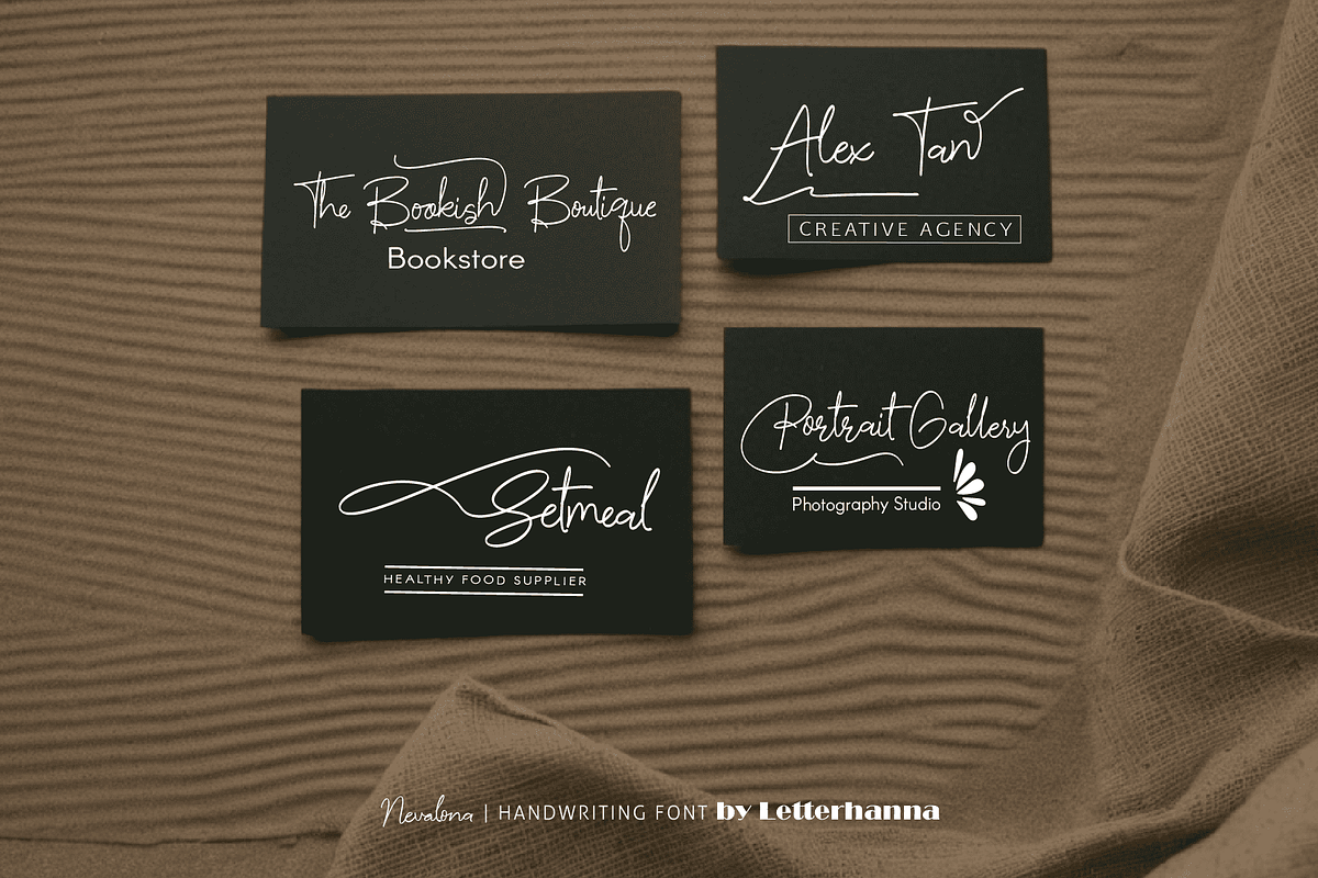 Nevalona Font, a Handwritten Font by Letterhanna Studio (Photo 3 of 16)