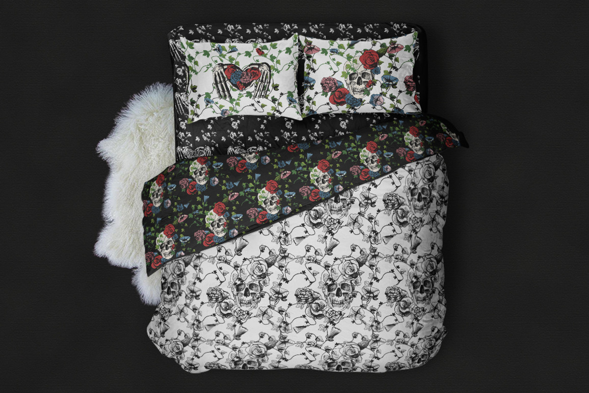 Skulls & Bones set, a Decorative Illustration by CatMadePattern (Photo 6 of 7)