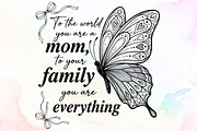 Mother's Day Gift Mama Sublimation, a Seasonal Illustration by Sublimation Artist (Thumbnail 1 of 9)