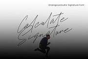 Calculate Signature Font, a Handwritten Font by Analogous (Thumbnail 1 of 6)