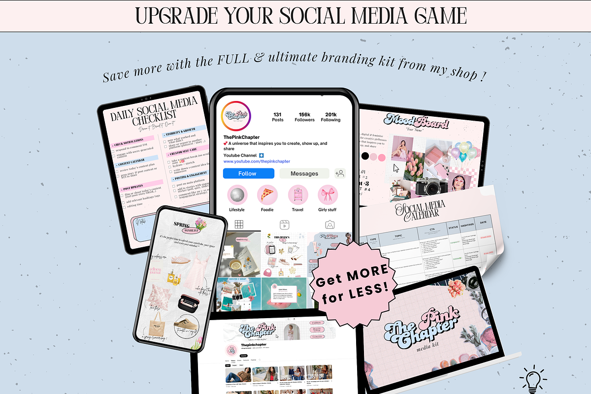 Instagram Templates Bundle, a Social Media Template by PixelBloomClub (Photo 7 of 7)