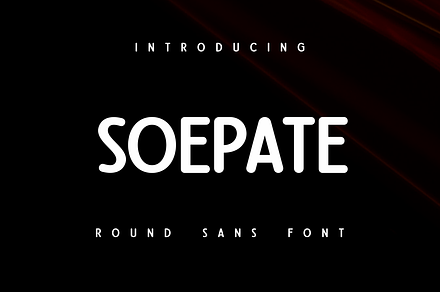 Soepate Rounded Font