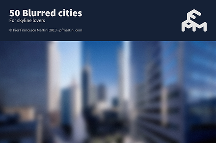 50 Blurred cities